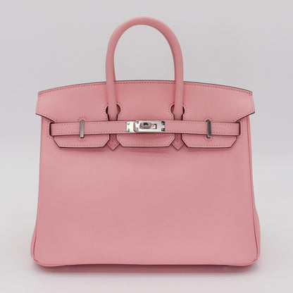 🌸 Hermès Handbag ||30 cm Birkin Rose Sakura Swift Leather || Palladium Hardware