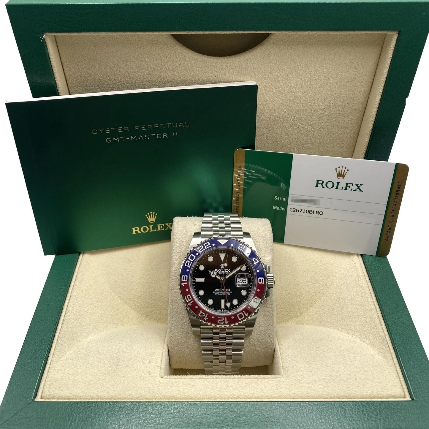 Rolex GMT Master II Blue Red Pepsi 126710