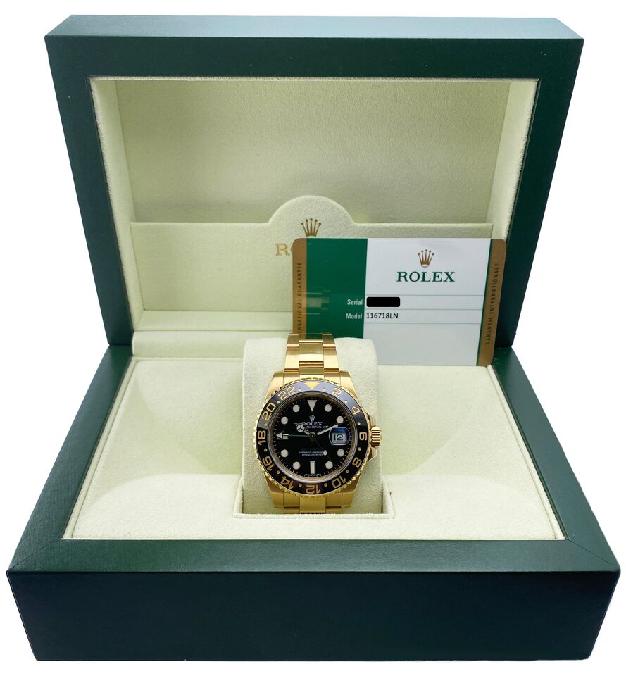 Rolex GMT Master II 18k. 116718LN